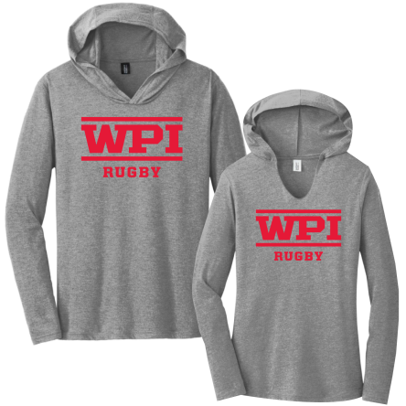 Tri-Blend Long Sleeve HOODED Tee