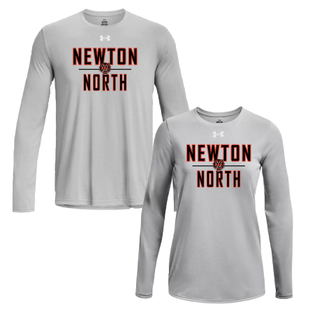 Under Armour Mod Grey LONG Sleeve TECH Tee