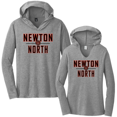 Tri-Blend Long Sleeve HOODED Tee