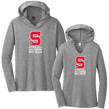 Tri-Blend Long Sleeve HOODED Tee