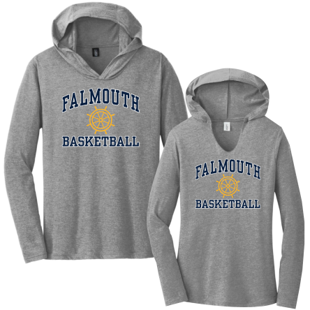 Tri-Blend Long Sleeve HOODED Tee