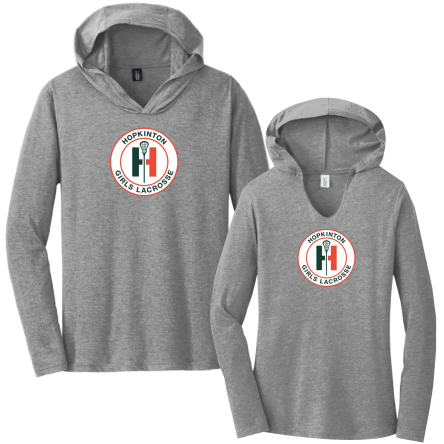 Tri-Blend Long Sleeve HOODED Tee