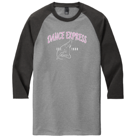 Tri-Blend 3/4 Sleeve BASEBALL Tee