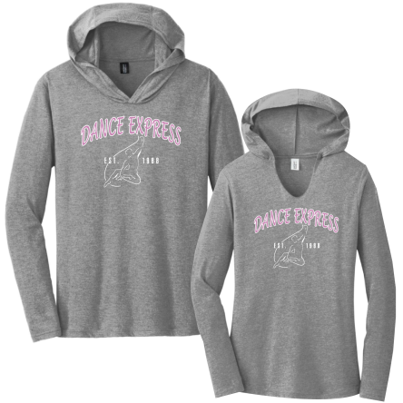Tri-Blend Long Sleeve HOODED Tee