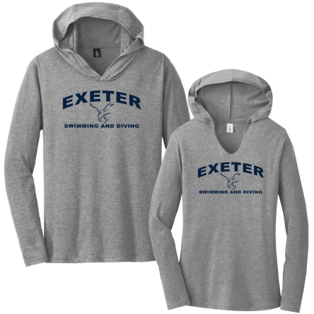 Tri-Blend Long Sleeve HOODED Tee