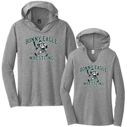Tri-Blend Long Sleeve HOODED Tee