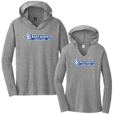 Tri-Blend Long Sleeve HOODED Tee