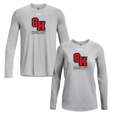 Under Armour Mod Grey LONG Sleeve TECH Tee
