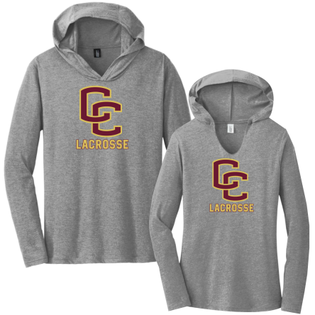Tri-Blend Long Sleeve HOODED Tee