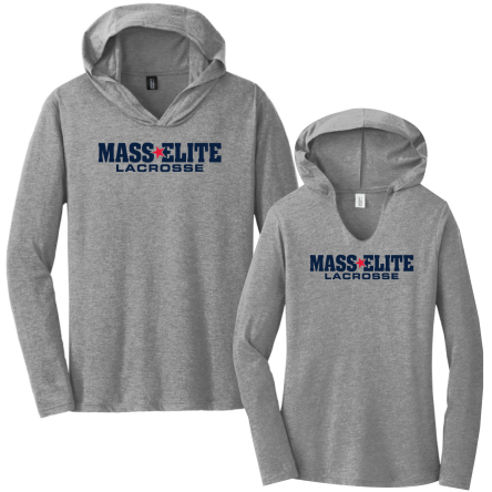 Tri-Blend Long Sleeve HOODED Tee