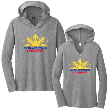 Tri-Blend Long Sleeve HOODED Tee