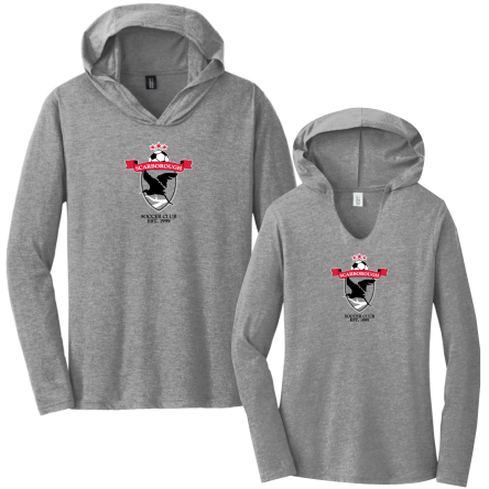 Tri-Blend Long Sleeve HOODED Tee