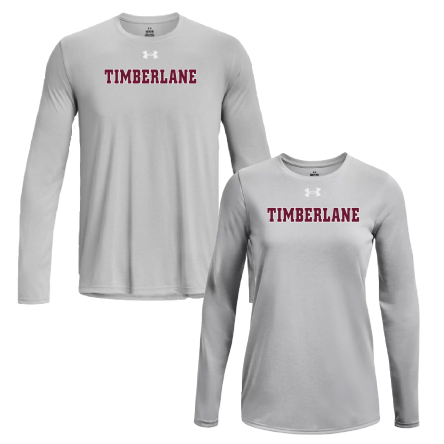 Under Armour Mod Grey LONG Sleeve TECH Tee