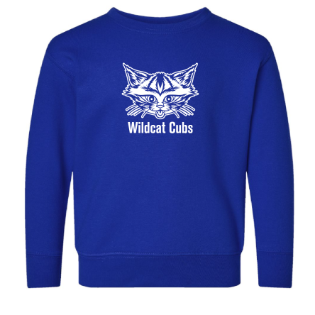 Classic ROYAL BLUE TODDLER CREW SWEATSHIRT
