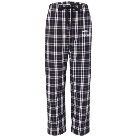 Black and White Flannel Pant