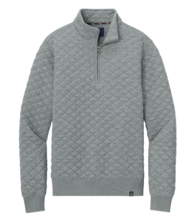 BROOKS BROTHERS Diamond Quilt 1/4-Zip PULLOVER