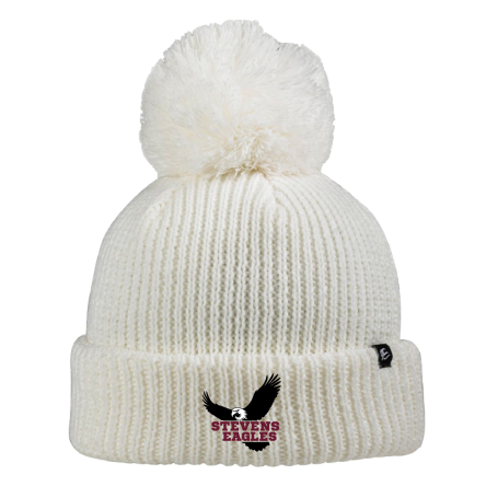Ivory Pom Beanie