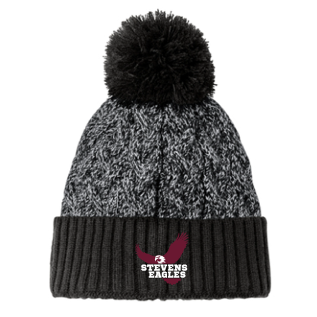 NEW ERA MARLED Knit Pom Beanie