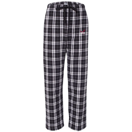 Black and White Flannel Pant