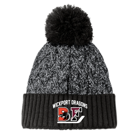 NEW ERA MARLED Knit Pom Beanie