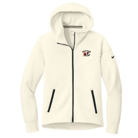 NIKE WOMEN'S Tech Fleece Full-Zip Ivory HOODIE