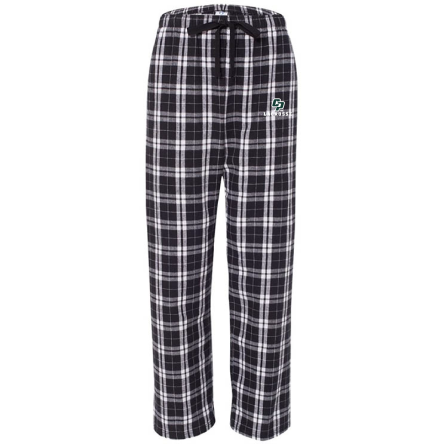 Black and White Flannel Pant