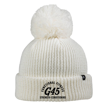 Ivory Pom Beanie