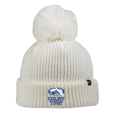 Ivory Pom Beanie