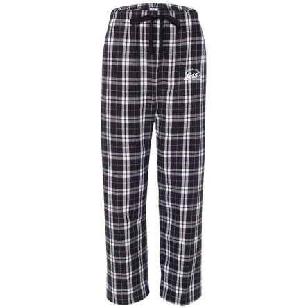 Black and White Flannel Pant