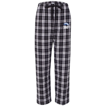 Black and White Flannel Pant