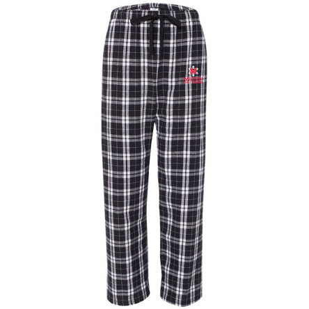 Black and White Flannel Pant