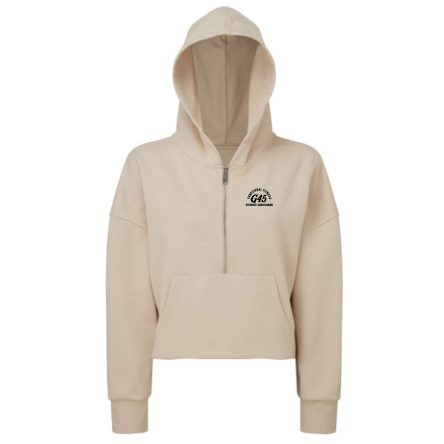 Women's Alice CROPPED 1/2 ZIP HOODED SWEATSHIRT