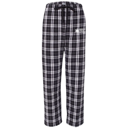 Black and White Flannel Pant