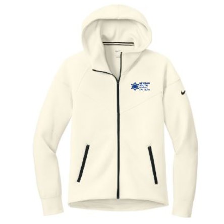 NIKE WOMEN'S Tech Fleece Full-Zip Ivory HOODIE