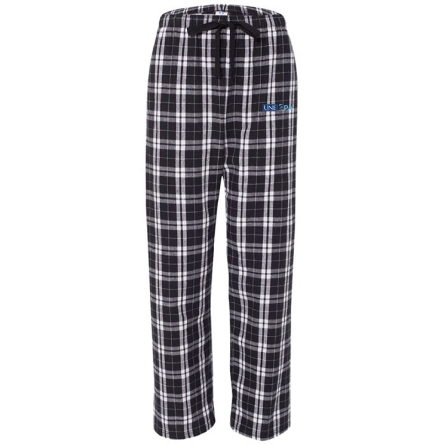 Black and White Flannel Pant