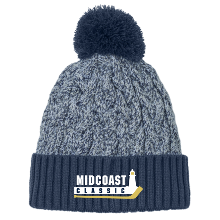 NEW ERA MARLED Knit Pom Beanie