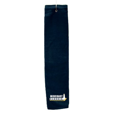 NAVY Deluxe Golf Towel with Hook