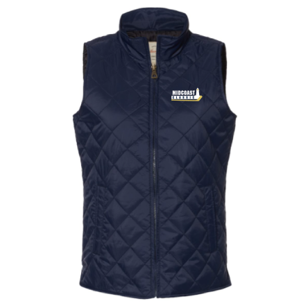 Women's Vintage DIAMOND Quilted VEST