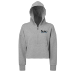 Women’s Alice CROPPED 1/2 ZIP HOODED SWEATSHIRT