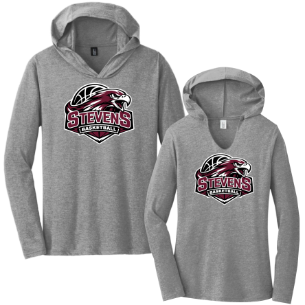 Tri-Blend Long Sleeve HOODED Tee