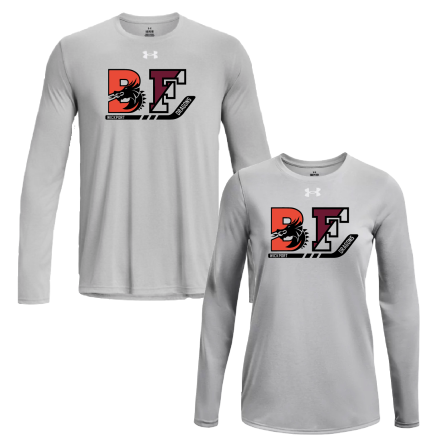 Under Armour Mod Grey LONG Sleeve TECH Tee