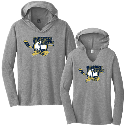 Tri-Blend Long Sleeve HOODED Tee