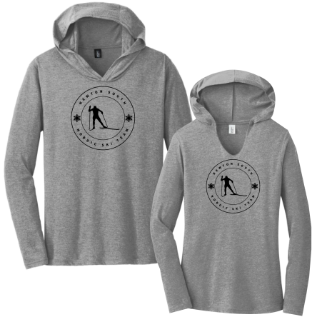 Tri-Blend Long Sleeve HOODED Tee