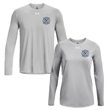 Under Armour Mod Grey LONG Sleeve TECH Tee