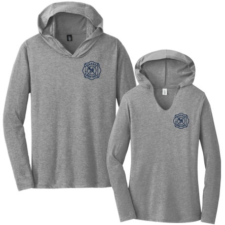 Tri-Blend Long Sleeve HOODED Tee