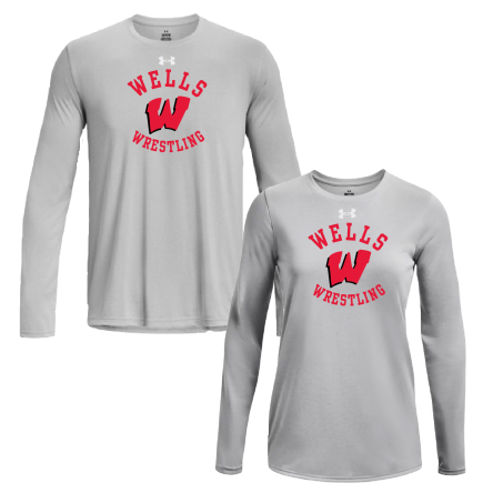 Under Armour Mod Grey LONG Sleeve TECH Tee