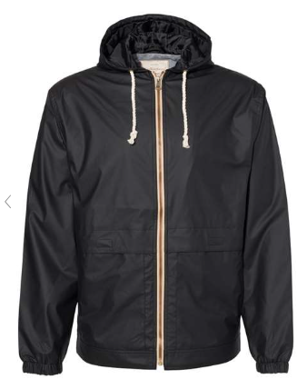 Vintage Hooded Rain Jacket