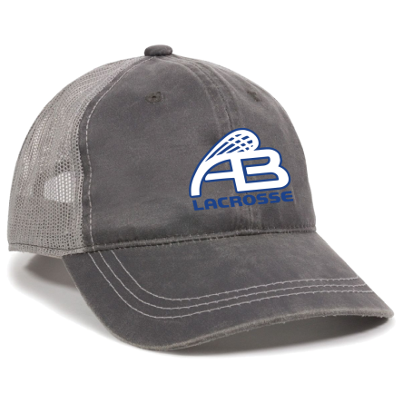 CHARCOAL/GREY Weathered Trucker Cap