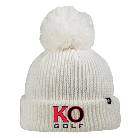 Ivory Pom Beanie