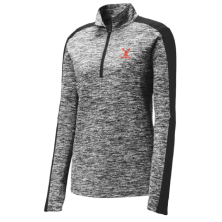 Women's ELECTRIC Heather Colorblock 1/4 ZIP PULLOVER